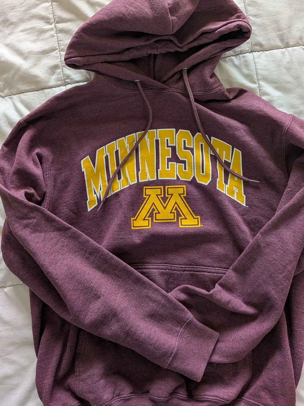 University Of Minnesota Maroon & Gold Hooded Sweatshirt